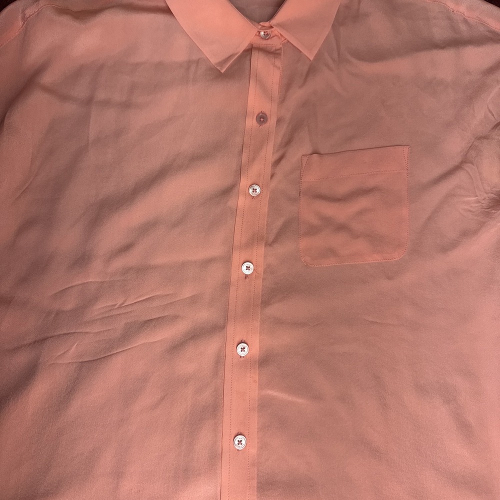 Tommy Bahama Women Pink Medium Sleeveless Button-Down Shirt‎ M Thin - Picture 3 of 11